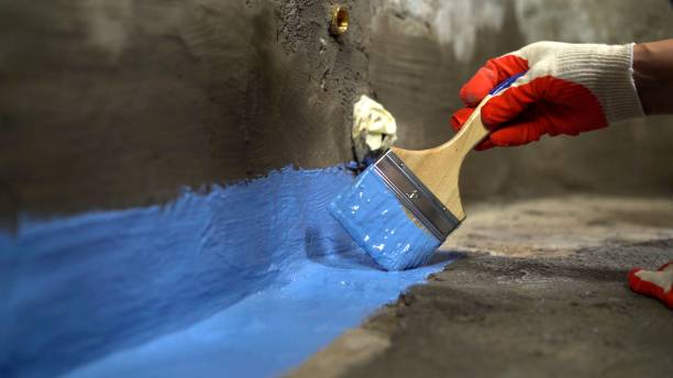 Professional waterproofing crew in Oakley, Oakley, MI